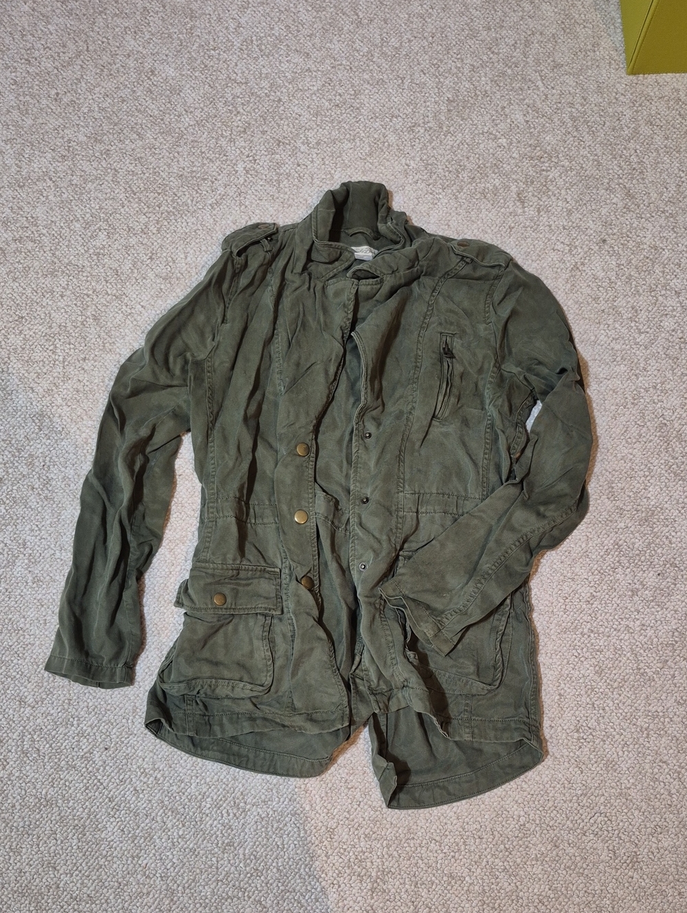 Lucky Brand Military Utility Jacket – Women's Small – Olive Green